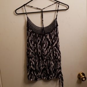 Black and white tank top